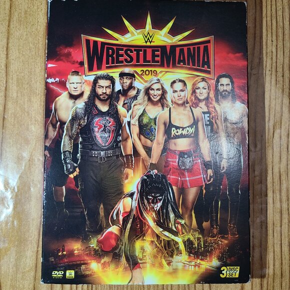 2019 WWE Wrestlemania 2-Disc DVD (AS IS) - Picture 1 of 5